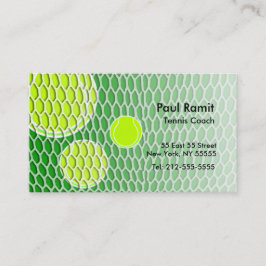 Visitekaartje Tennis Coach