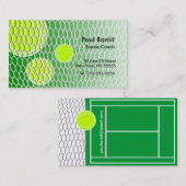 Visitekaartje Tennis Coach (Voorkant / Achterkant)