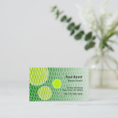 Visitekaartje Tennis Coach (Staand voorkant)