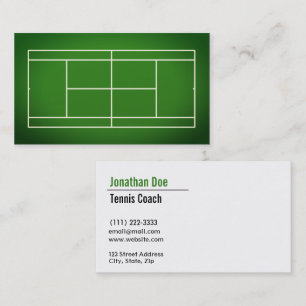 Visitekaartje Tennis Coach