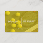 Visitekaartje Tennis Coach (Achterkant)