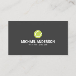Visitekaartje Tennis coach of speler - modern