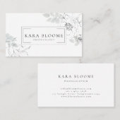 Visitekaartje ter illustratie van flessen (Voorkant / Achterkant)