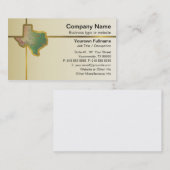 Visitekaartje Texas Map (Voorkant / Achterkant)