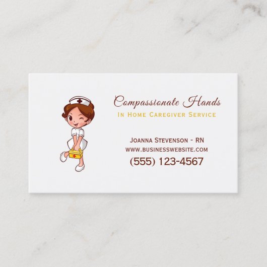 Visitekaartje thuiszorgverzekering (Voorkant)