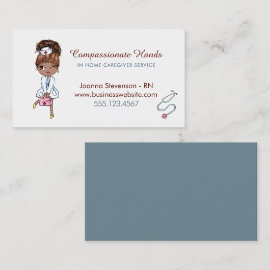 Visitekaartje thuiszorgverzekering (Voorkant / Achterkant)