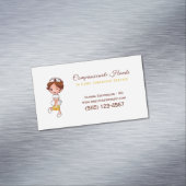 Visitekaartje thuiszorgverzekering magnetisch visitekaartje (Voorbeeld)