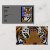 Visitekaartje Tiger (Voorkant / Achterkant)