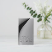 Visitekaartje tijdelijk grijs onroerend goed (Staand voorkant)