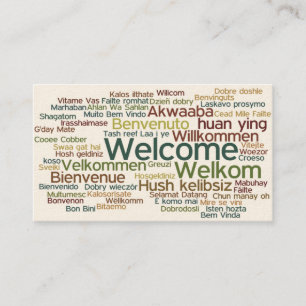 Visitekaartje toerisme