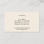 Visitekaartje toerisme (Achterkant)