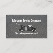 Visitekaartje "Tow Truck Company" (Achterkant)