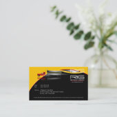 Visitekaartje "Trailer Trucking Company" (Staand voorkant)