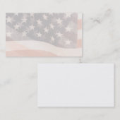 visitekaartje transparante vlaggen (Voorkant / Achterkant)