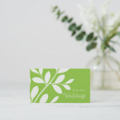 visitekaartje Tree Branch Wedding Planner green (Staand voorkant)