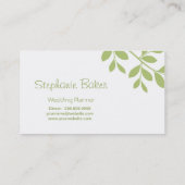 visitekaartje Tree Branch Wedding Planner sage (Achterkant)