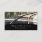 Visitekaartje treinsporen (Achterkant)