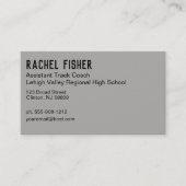 Visitekaartje Treintrainer (Voorkant)