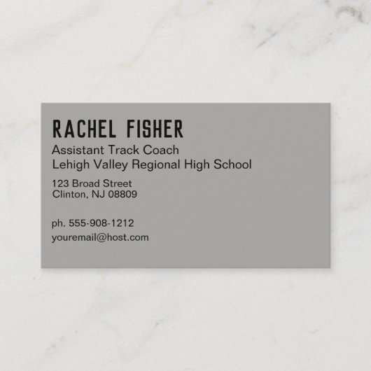 Visitekaartje Treintrainer (Voorkant)