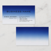 Visitekaartje Trendy Blue Contemmodern Consultant (Voorkant / Achterkant)