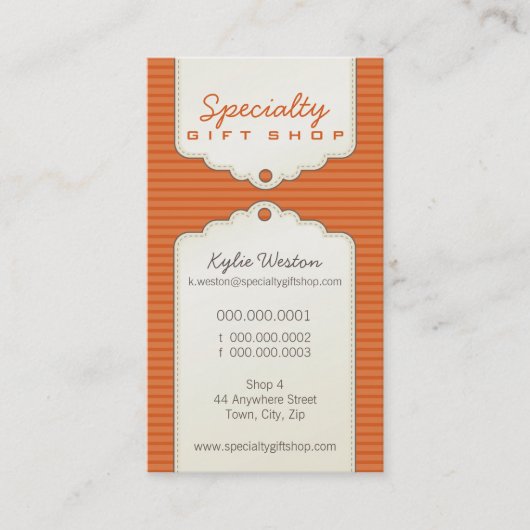 VISITEKAARTJE :: trendy gifttag P1 (Voorkant)