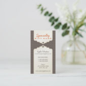 VISITEKAARTJE :: trendy gifttag P9 (Staand voorkant)