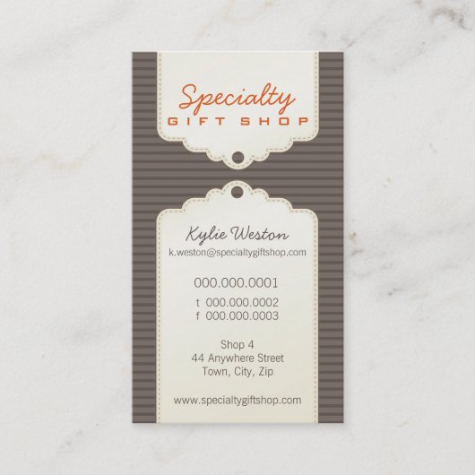 VISITEKAARTJE :: trendy gifttag P9 (Voorkant)