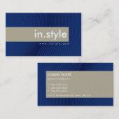 VISITEKAARTJE :: trendy moderne sway L1 (Voorkant / Achterkant)