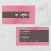 VISITEKAARTJE :: trendy moderne sway L10 (Voorkant / Achterkant)