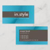 VISITEKAARTJE :: trendy moderne sway L13 (Voorkant / Achterkant)