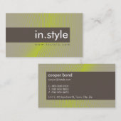 VISITEKAARTJE :: trendy moderne sway L8 (Voorkant / Achterkant)