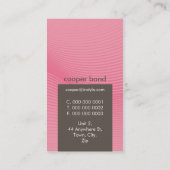 VISITEKAARTJE :: trendy moderne Sway P10 (Achterkant)