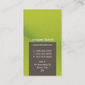 VISITEKAARTJE :: trendy moderne sway P6 (Achterkant)