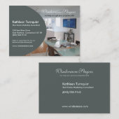 Visitekaartje Trendy Ovale Profile (Voorkant / Achterkant)