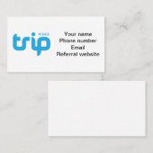 Visitekaartje TripRides (Voorkant / Achterkant)