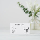 Visitekaartje / Trofeeënhert (Staand voorkant)