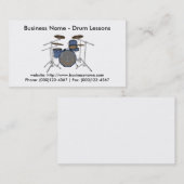 Visitekaartje: Trommellessen Visitekaartje (Voorkant / Achterkant)