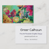 Visitekaartje Tropisch viskoraalrif Ocean Scene (Voorkant / Achterkant)