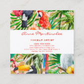 Visitekaartje Tropisch vogelplein (Achterkant)