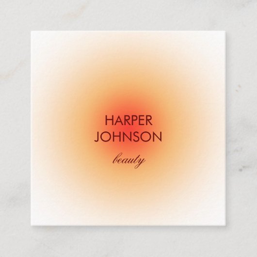 visitekaartje tropische zon (Voorkant)