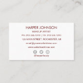 visitekaartje tropische zon (Achterkant)