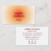 visitekaartje tropische zon (Voorkant / Achterkant)