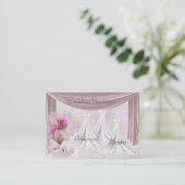 Visitekaartje trouwjurken boetiek (Staand voorkant)