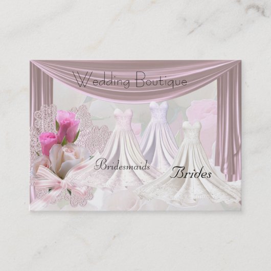 Visitekaartje trouwjurken boetiek (Voorkant)