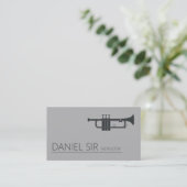 Visitekaartje Trumpet Music Instructor (Staand voorkant)