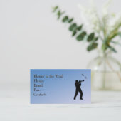 Visitekaartje Trumpet Player (Staand voorkant)