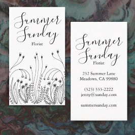 Visitekaartje tuinbouwkunst Florist Landscaper