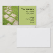 visitekaartje "Tuinpad" (Voorkant / Achterkant)