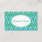 Visitekaartje Turquoise Pattern (Voorkant)