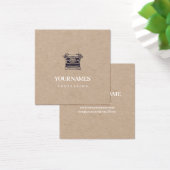 VISITEKAARTJE :  TYPEWRITER : NATUURLIJK (Bureau)